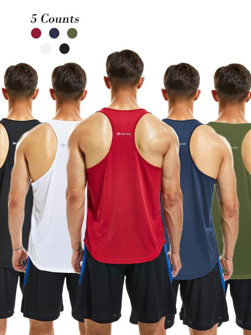 Round Neck Sports Racerback Tank Top