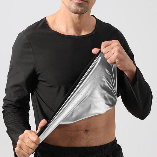 Men'S Sauna T-Shirts, Sweat Wicking Long Sleeve Sauna Top, Fall Outfits 2024, Sauna Shirt Men, Neoprene Workout Shirt, Compression Shirts, Back to School Clothes, Fall Outfits 2024, Gym Clothes, Fall Outfits, Fallfreshness